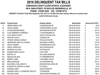 delinquent property tax