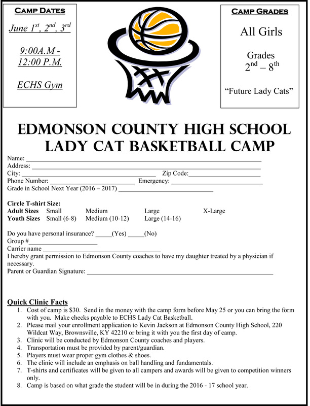 Sign up to basketball camps